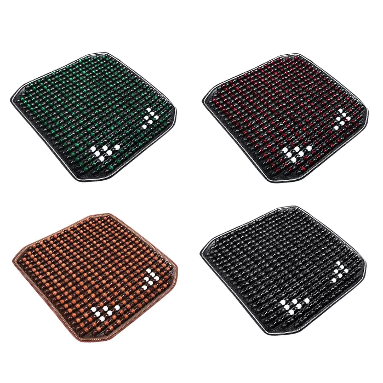 Cuscino Ergonomico per Sedile Auto con Perline Fatte a Mano, Ventilato e Rinfrescante, per Sedia da Ufficio Estiva e Decorazione Veicoli