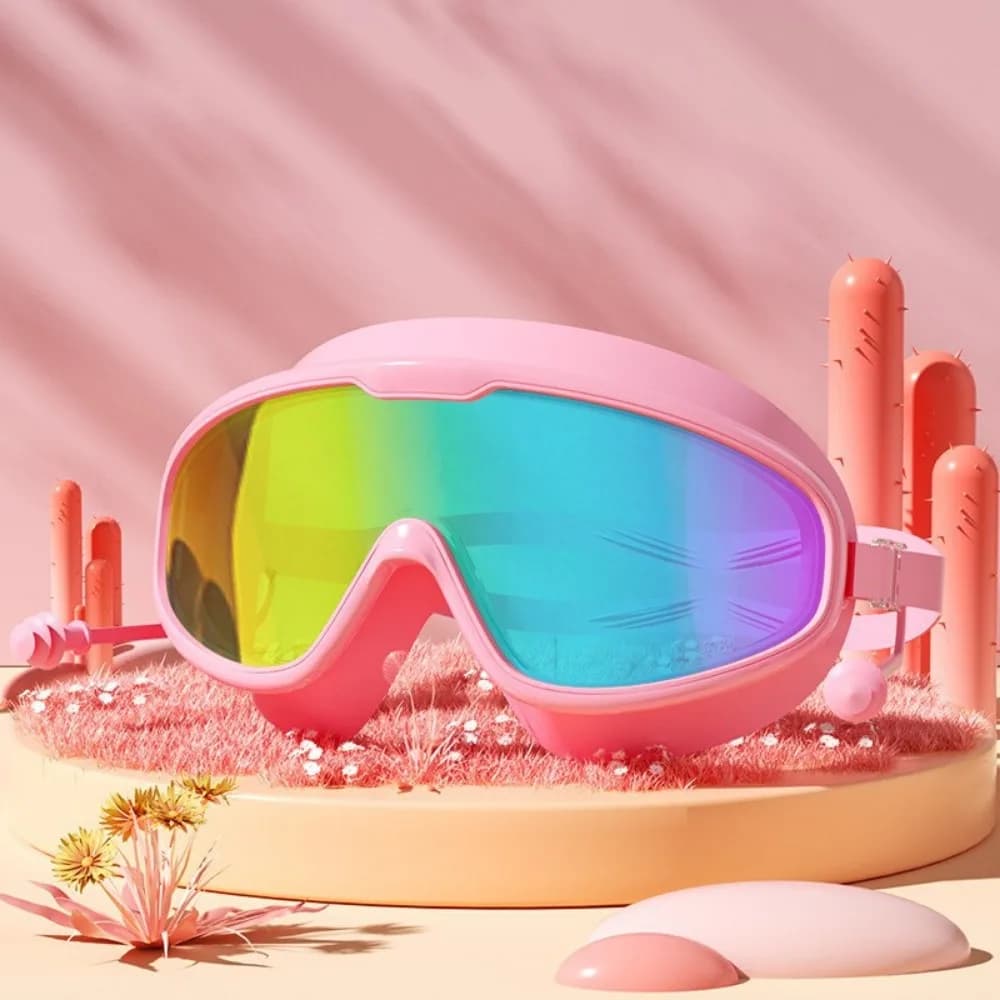 Scuba Diving Eyelets PC, Waterproof Swimwear, Anti-UV HD Swimming Glasses, Swimming Tools