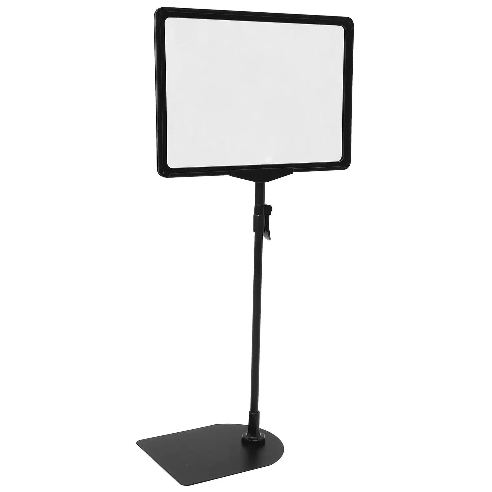 A4 Multi Function Price Display Holder Erasable Retractable Shelf Label Stand Sturdy Plastic Steel for Store Supermarket Price