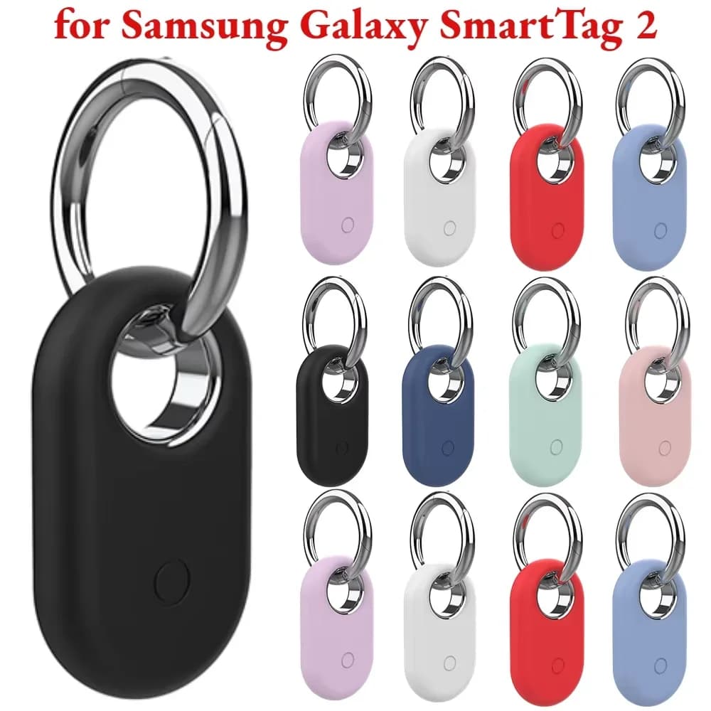 2026 NEW For Samsung Galaxy SmartTag 2 Locator Tracker Case Keychain Anti-Scratch Protective Skin Cover
