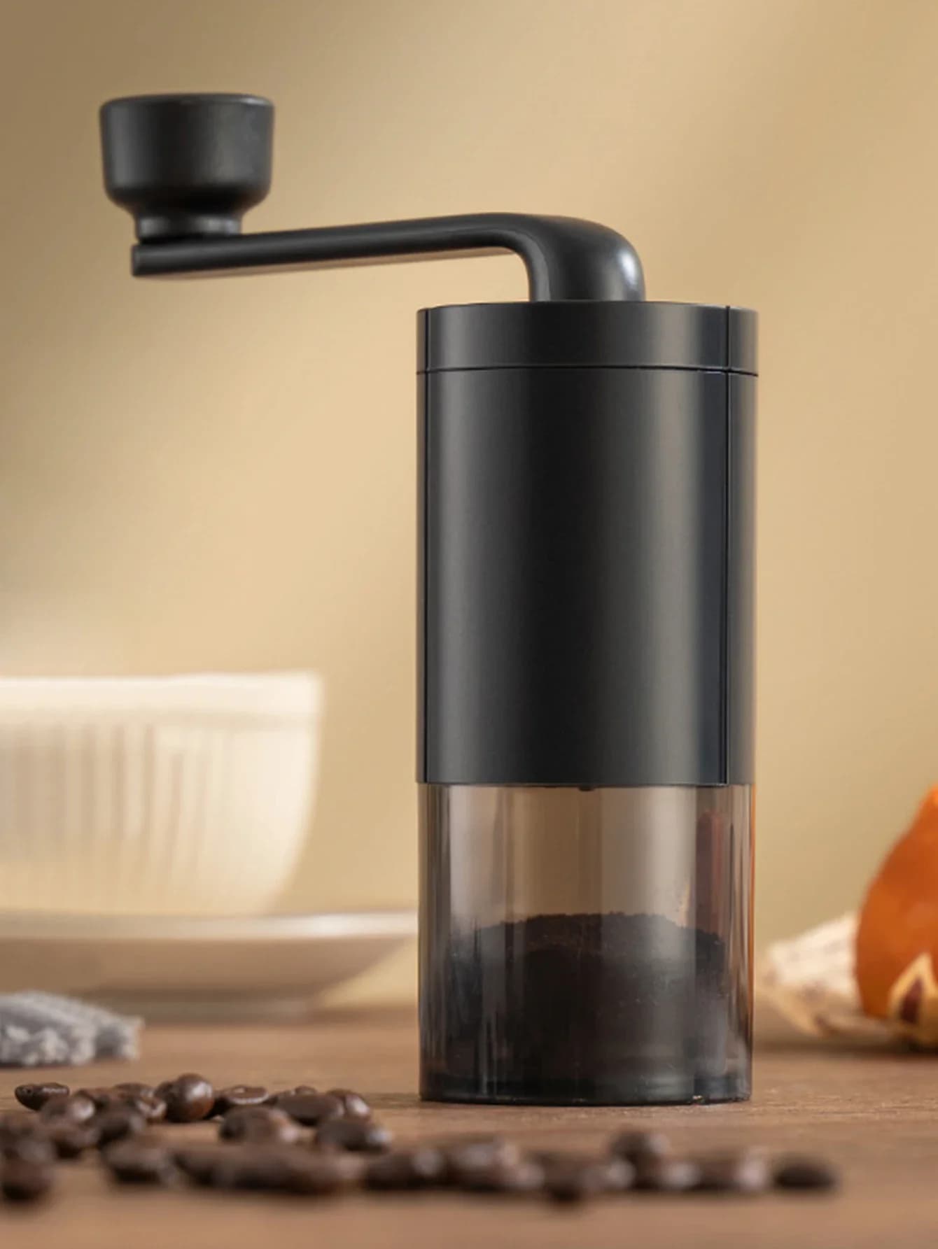 1pc Manual Coffee Grinder Portable Grinder Home Outdoors Travel Hand Crank Coffee Grinder Adjustable Bean Grinder