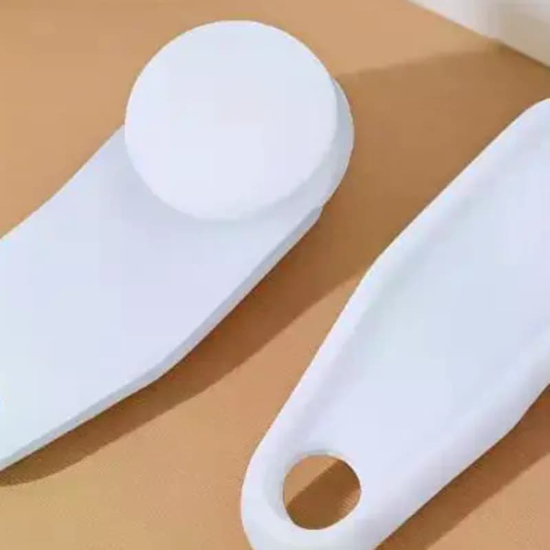 50 clip per binario per tende in plastica, facili da usare, durevoli, bianchi, ganci per binario per tende, ganci per tendaggi multifunzione, camera da letto