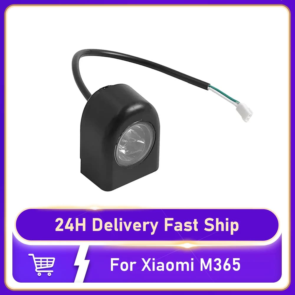 Luce Frontale LED per Monopattino M365 Pro, Lampada Anteriore per Xiaomi Scooter M365, Parte di Ricambio OEM, Accessori per Monopattino Elettrico