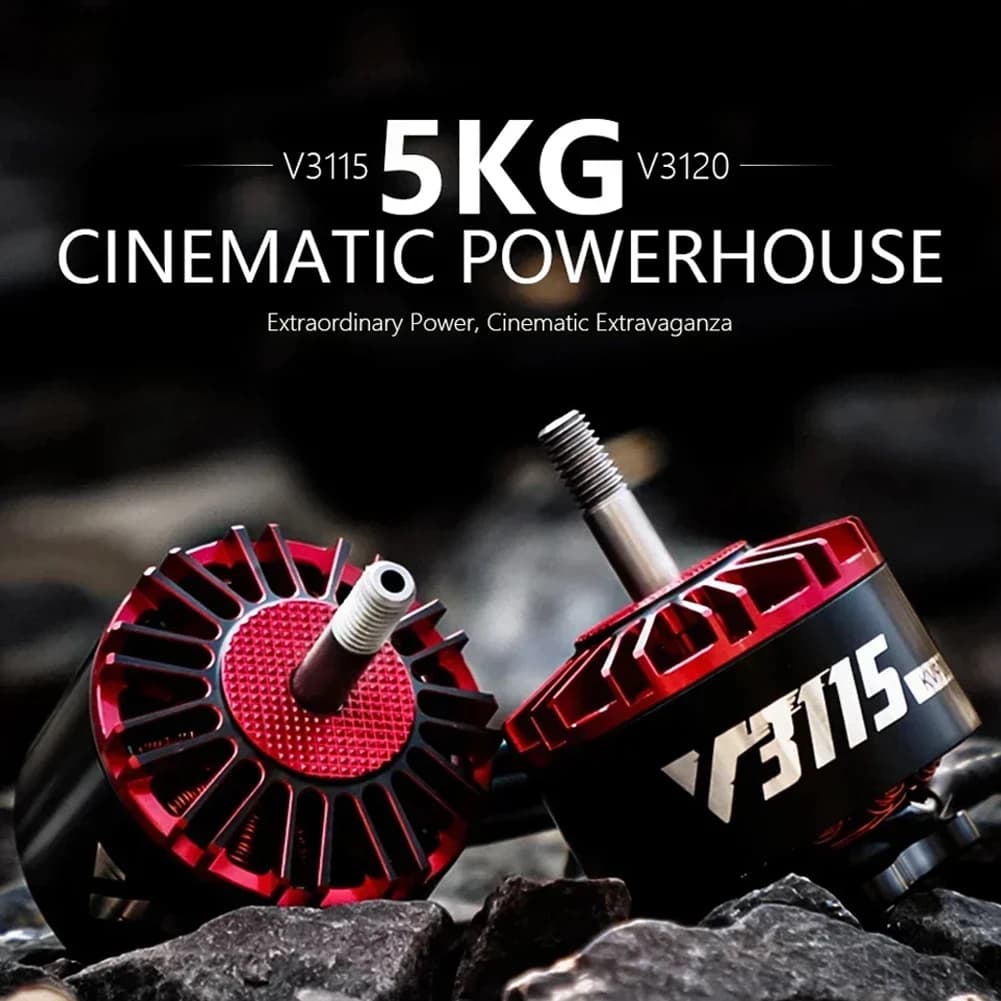 Motore Brushless T-MOTOR V3115/V3120 Serie V 3-12S ad Alta Potenza per Droni FPV Cinematografici X4 X8 da 8-11 Pollici