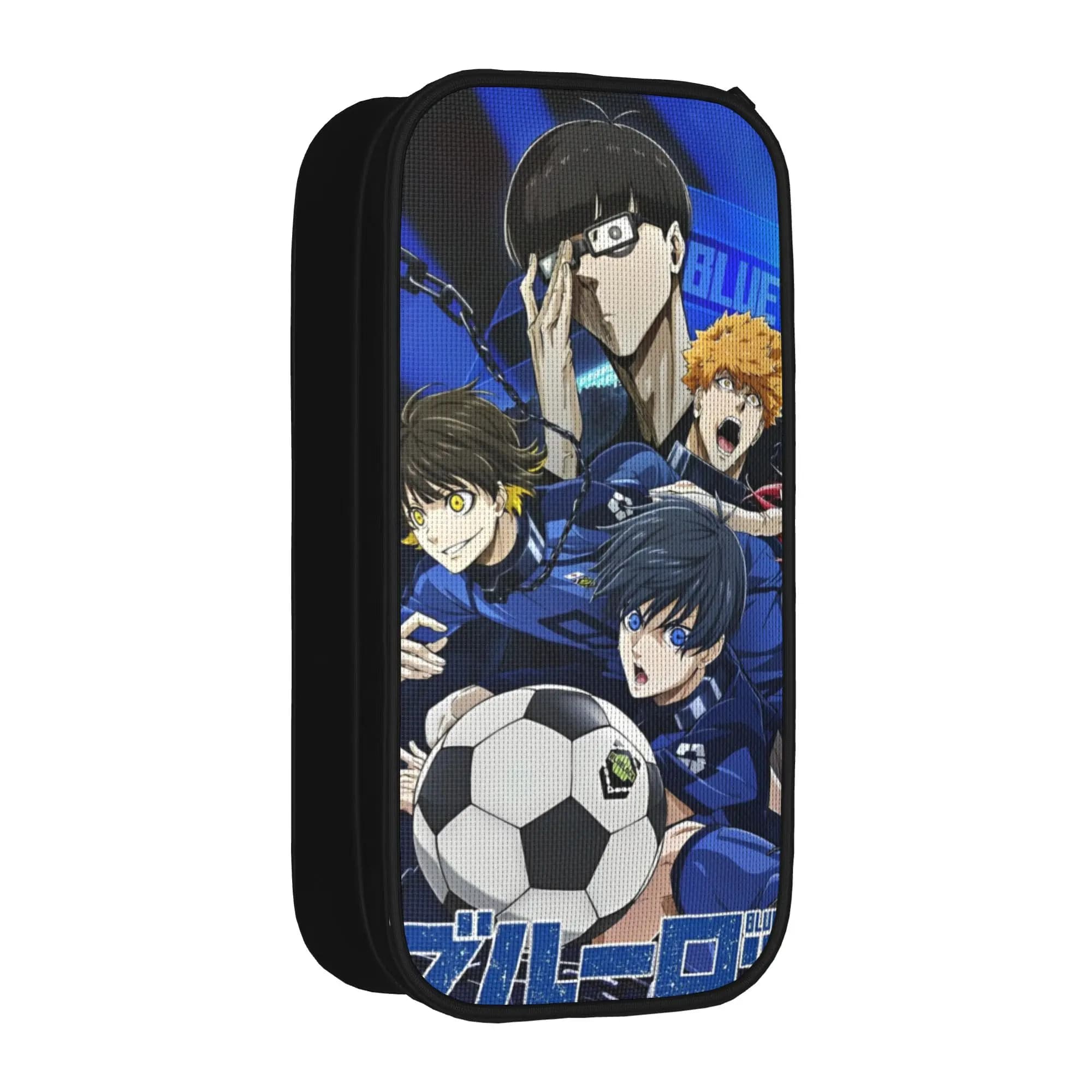 Creative Pencil Cases Blues Locks Pencil Pouch Pen Box for Student Big Capacity Bags Students School Zipper Stationery