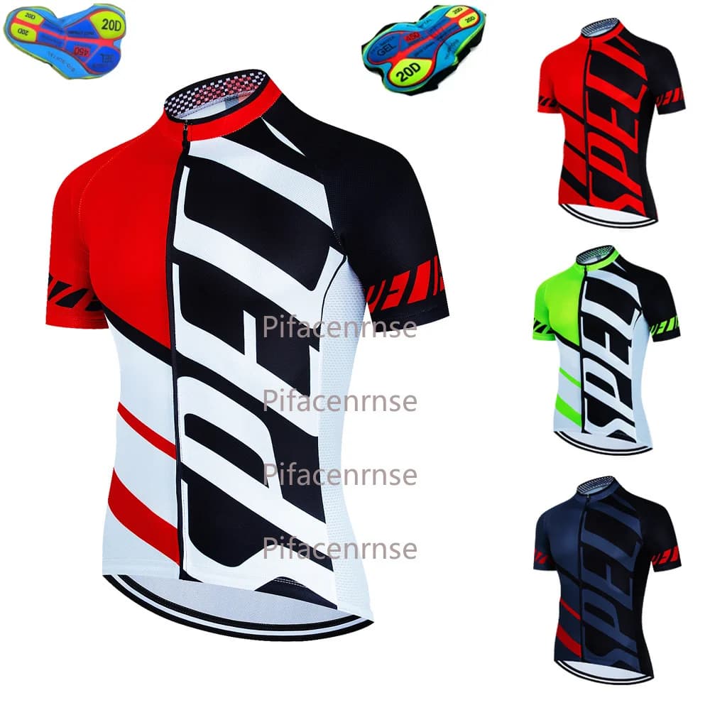 Abbigliamento Ciclismo Estivo UAE, Maglia e Pantaloncini per Uomo, Uniforme MTB e Bici da Strada, Completo da Ciclismo Primaverile 2027