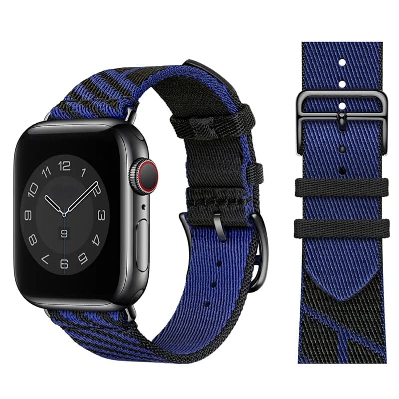 Nylon Strap For Apple watch band 49mm 45mm 44mm 41mm 40mm 42mm 46mm Fabric Bracelet Wristband iWatch Series Ultra 10 9 8 7 6 5 4