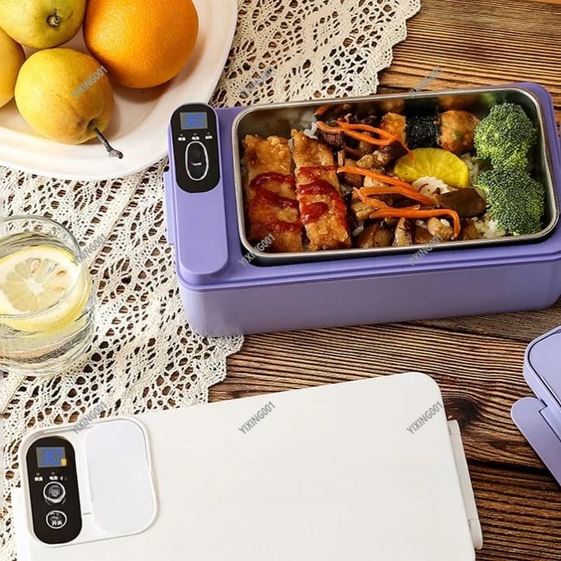 Lunch Box elettrico wireless da 1,5 litri - Contenitore rimovibile in acciaio inossidabile per scaldabagno portatile da viaggio in ufficio