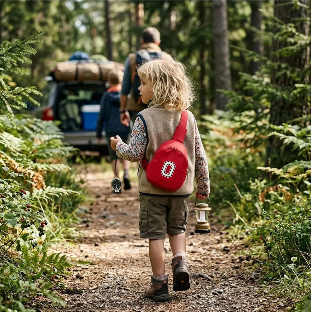 Zaino Premium per Bambini, Borsa a Tracolla Leggera per Avventure all'Aperto, Viaggi e Uso Scolastico