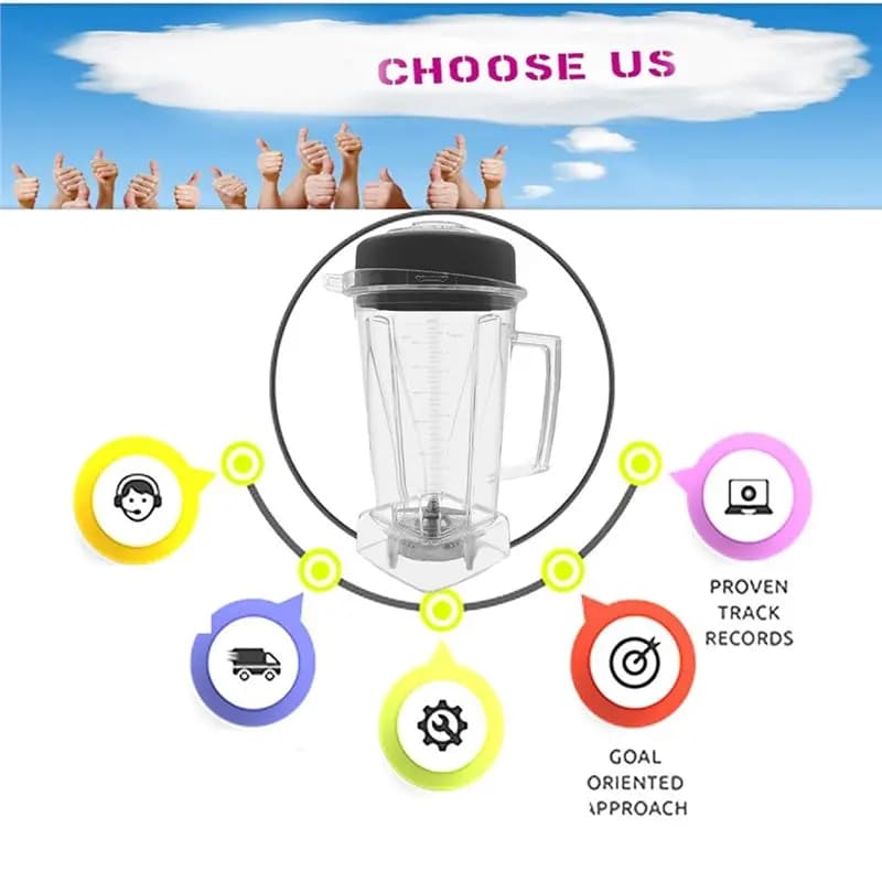 A76G-64Oz,Clear Blender Pitcher For C-Series For C-Series 5200 E310 Vm0101 Vm102b Vm0197 Pro 300 Etc