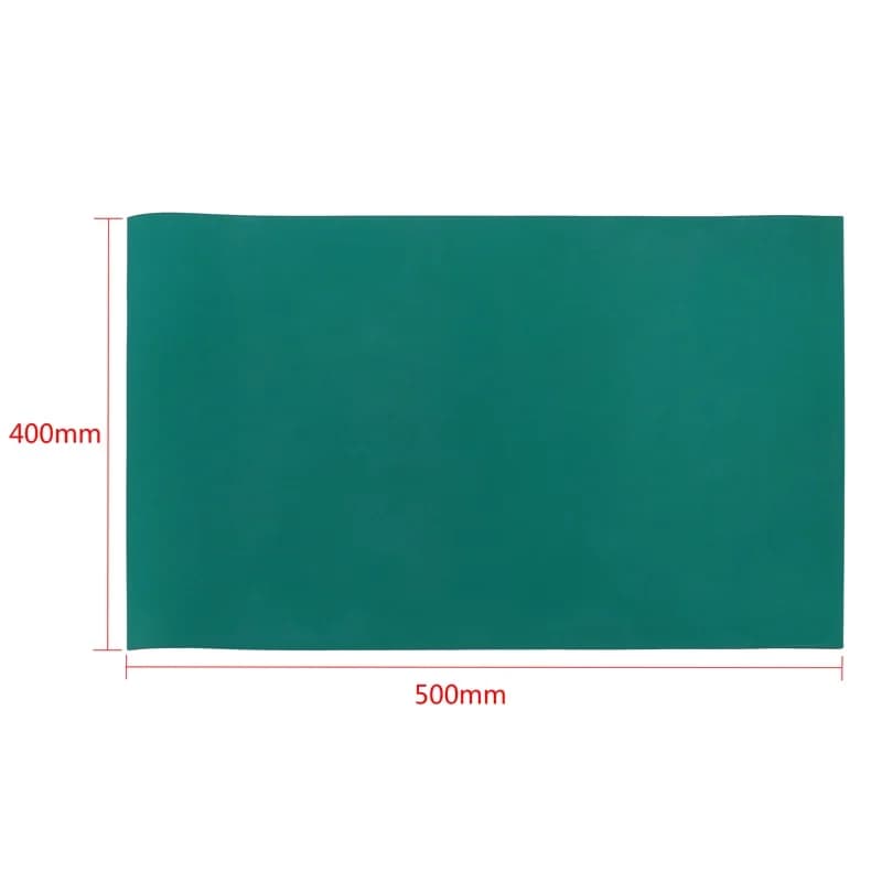 50x40CM ESD Tappetino antistatico Coperta antistatica Tavolo Filo di terra Fascia da polso per lavori di riparazione BGA Desktop PCB Saldatore