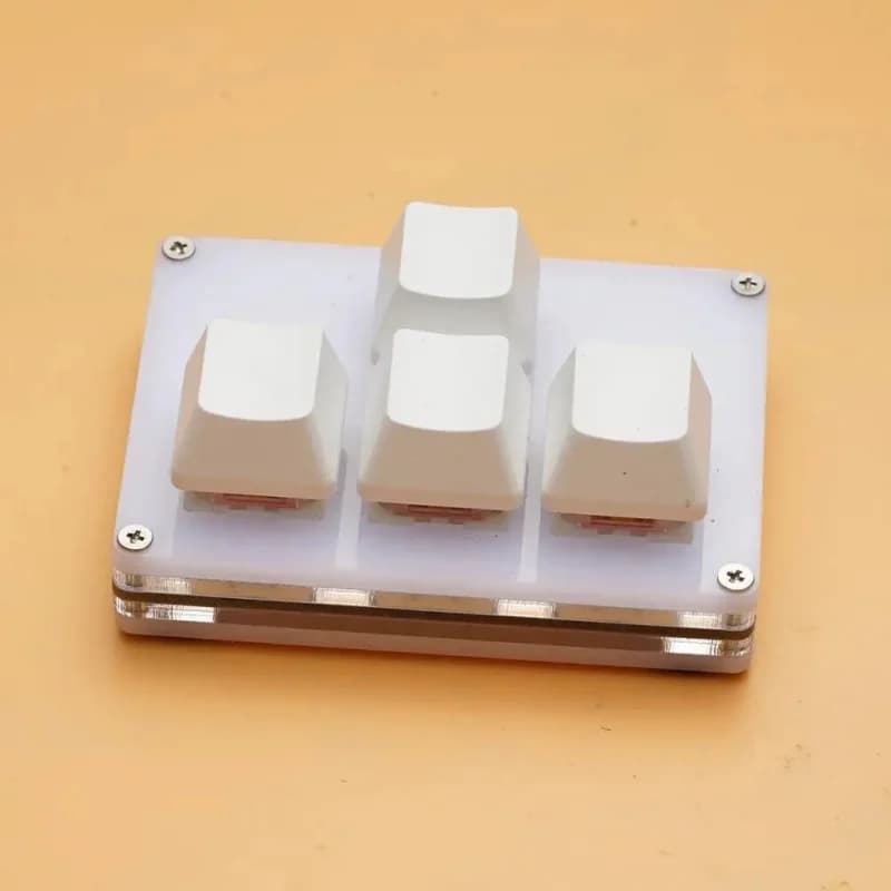 Z 4 Keys Mini Keyboard Direction Arrows Keypad DIY Custom Programming Shortcuts