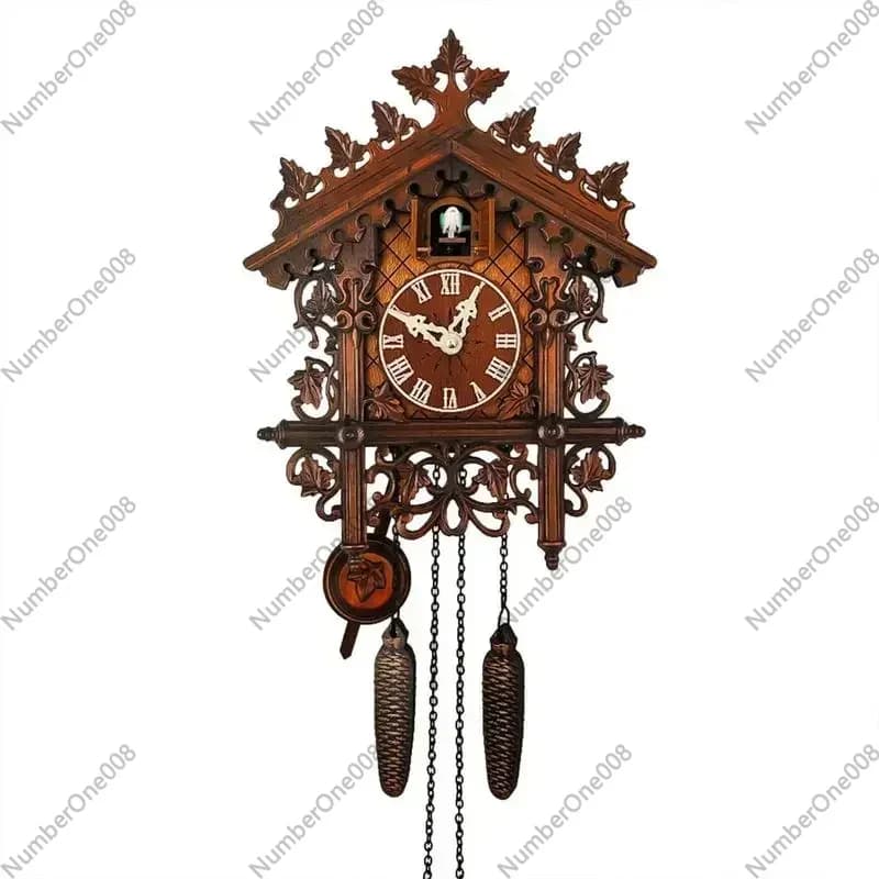 Orologio da parete al quarzo Cuckoo con pendolo, decorazione moderna per soggiorno, ufficio, casa U0B4L6