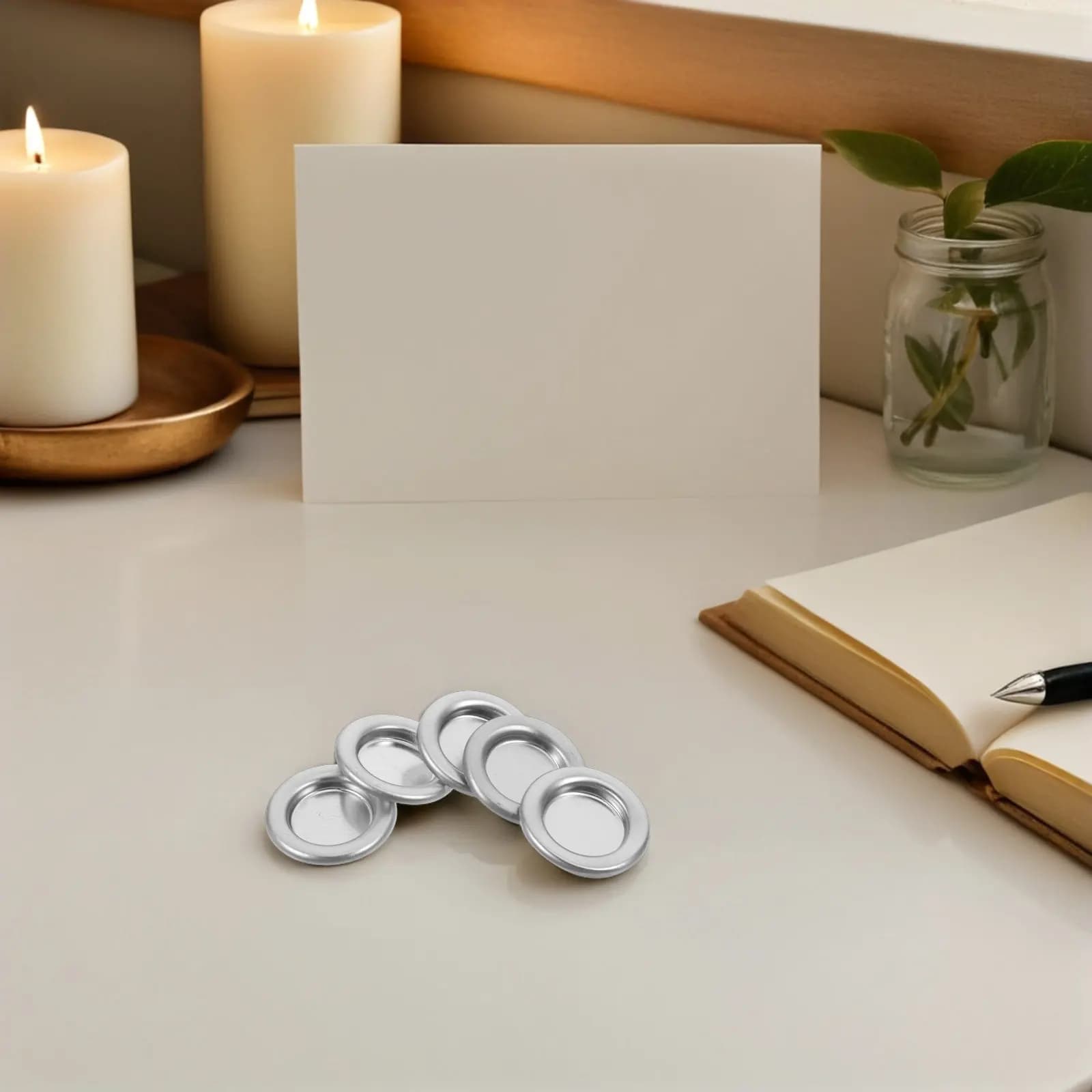 60 Pezzi Porta Incenso in Lega di Alluminio, Mini Bruciatore Decorativo per Coni e Bastoncini, Portatile per Aromaterapia e Spazi Spirituali