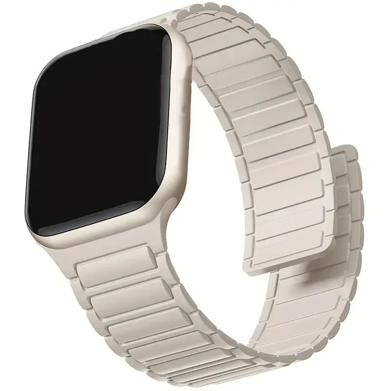 Cinturino magnetico in silicone per cinturino Apple Watch 45mm 44mm 40mm 42mm 46mm 41mm 49mm 38mm braccialetto IWatch serie 10 SE 9 8 7 Ultra 2