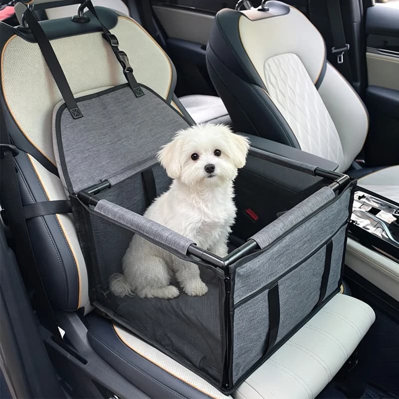 1PC Dog Car Seat Cover Foldable Hammock Pet Harness Cat Bag Basket Stable and Foldable Travel Pet Dog and Cat Safety Car Seat