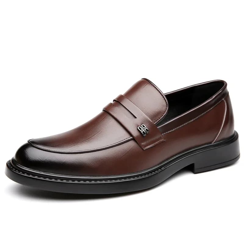 Scarpe da uomo in pelle taglie forti, scarpe casual eleganti, mocassini formali, scarpe basse da uomo per banchetti