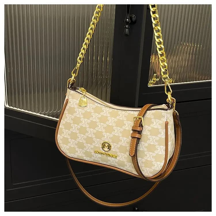 Borsa a Tracolla Minimalista Unica per Donne, Borsa per Pannolini di Lusso di Grande Capacità in Pelle, Elegante Borsa da Pendolare Semplice e Texturizzata