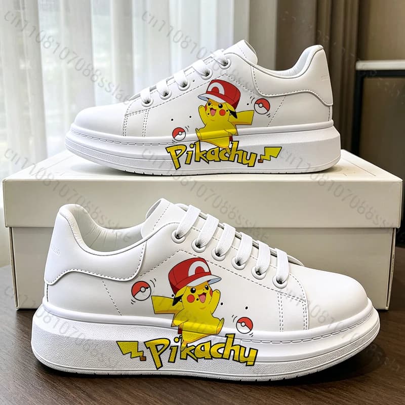 Scarpe sportive casual resistenti all'usura, leggere, comode e facili da indossare, con motivo Pikachu Cartoon, per adulti, uomini, donne, adolescenti
