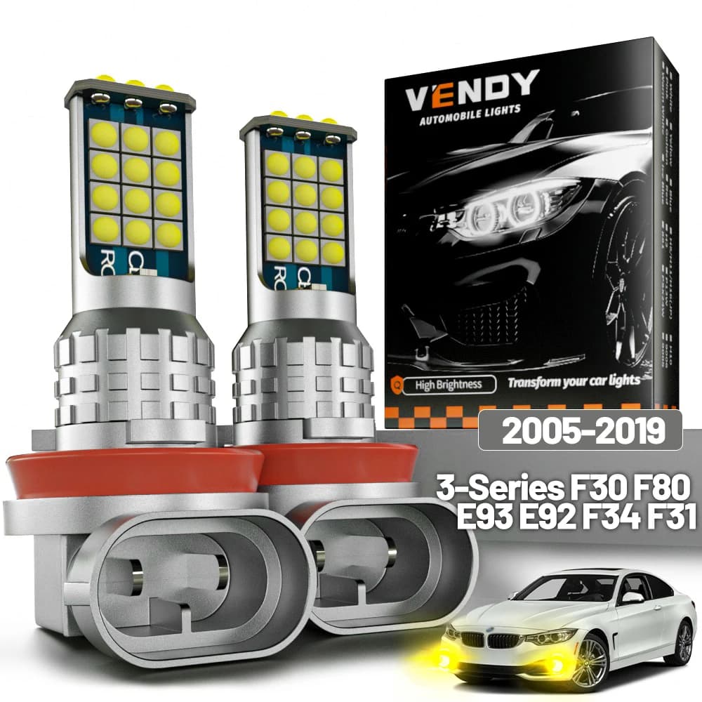 2 Pezzi Fari Fendinebbia LED per BMW Serie 3 F30 F80 E93 E92 F34 F31 2005-2019 2006 2008 2009 2010 2011 2012 2013 2018 Accessori Canbus