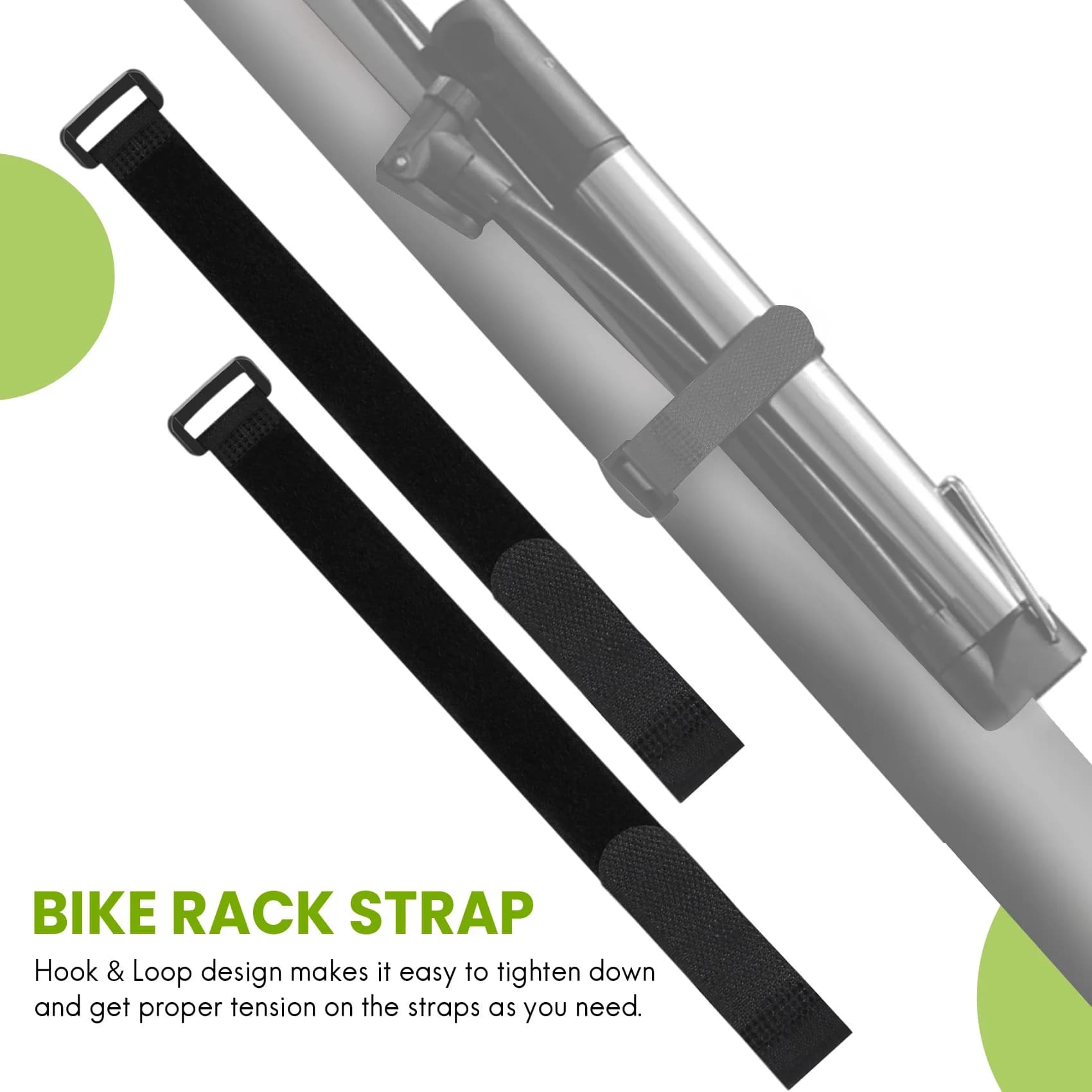 HOTB72A 10Pcs/Pack Bike Rack Straps Bicycle Transport Wheel Rack Stabiliser Straps Securing Fasten Tape Bands Webbing
