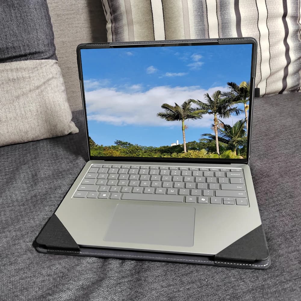 Custodia per Microsoft Surface Laptop 7 13.8 pollici 2024 custodia protettiva portatile in pelle PU per custodia per Laptop di superficie 7 2036