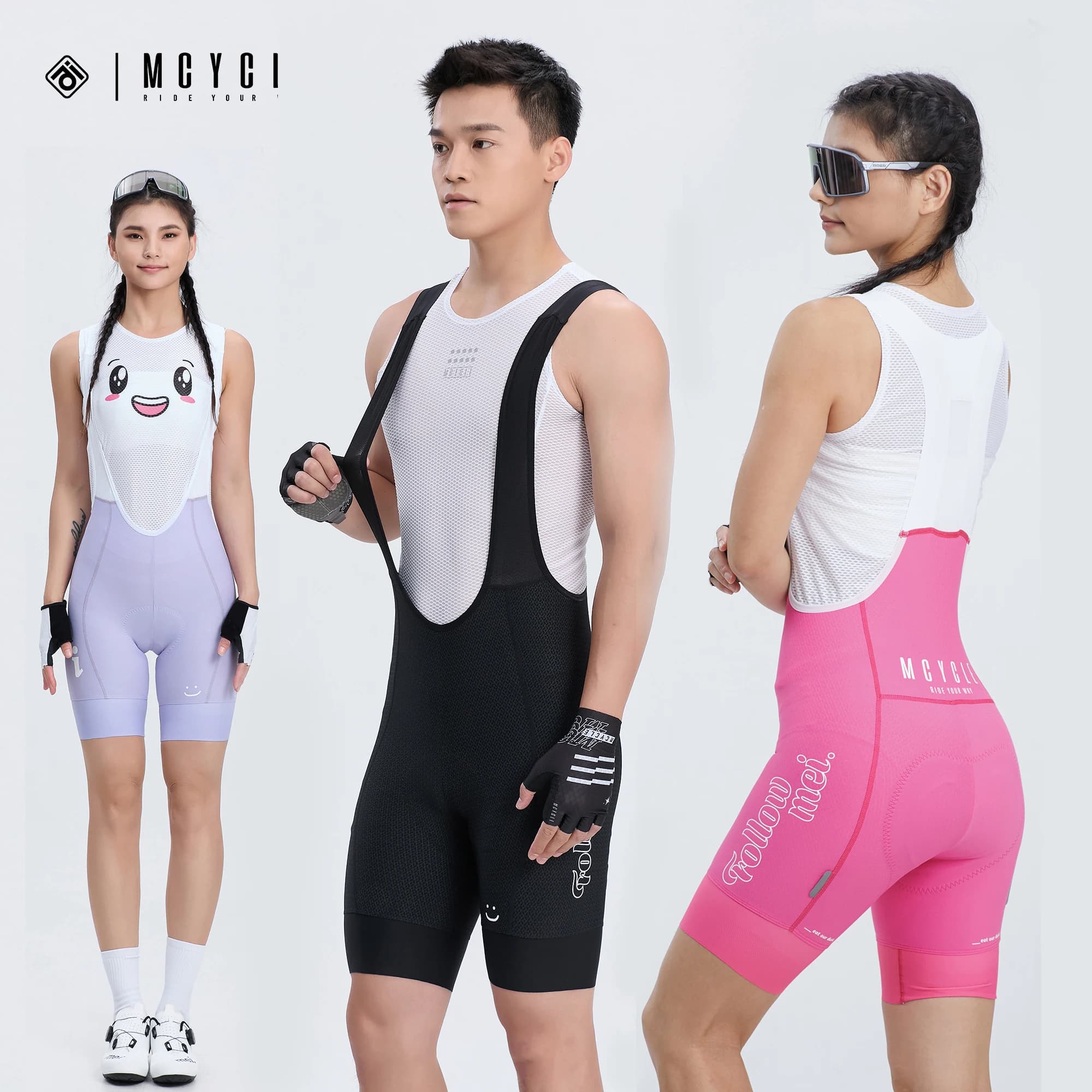 Mcycle Shorts with new style outdoor sport cycling suspenders for tights with unisex padded straps for bicycle