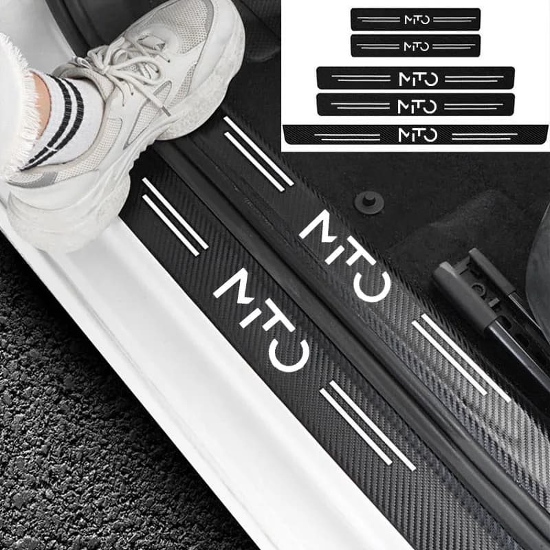 Protective Film Carbon Fiber Sticker for Auto, Anti-slip Strip for Lateral Battit, Accessories for Alfa Romeo Mito
