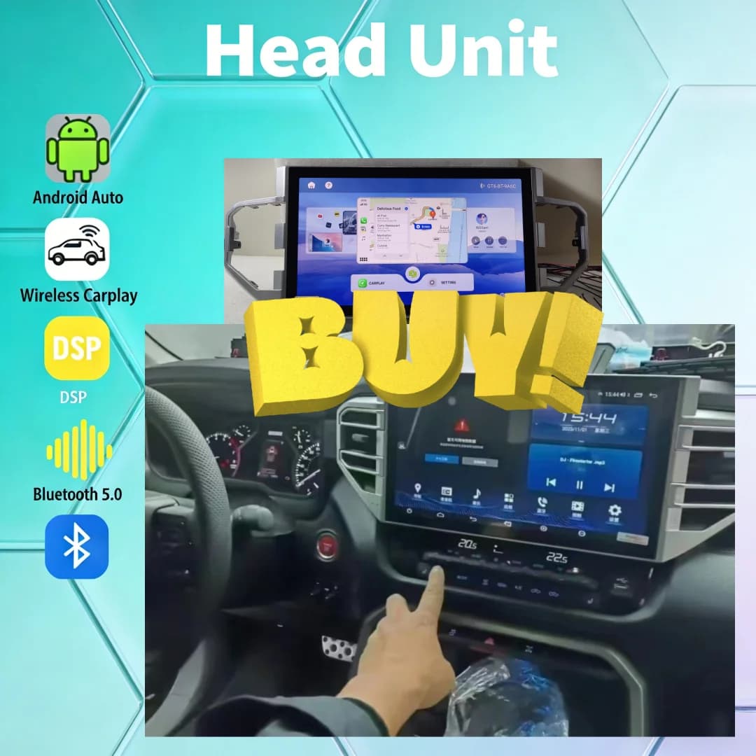 13.3inch For Toyota Tundra Sequoia 2022-2025 Android 13 car Radio Multimedia Player GPS Navigation Wireless CarPlay Android Auto