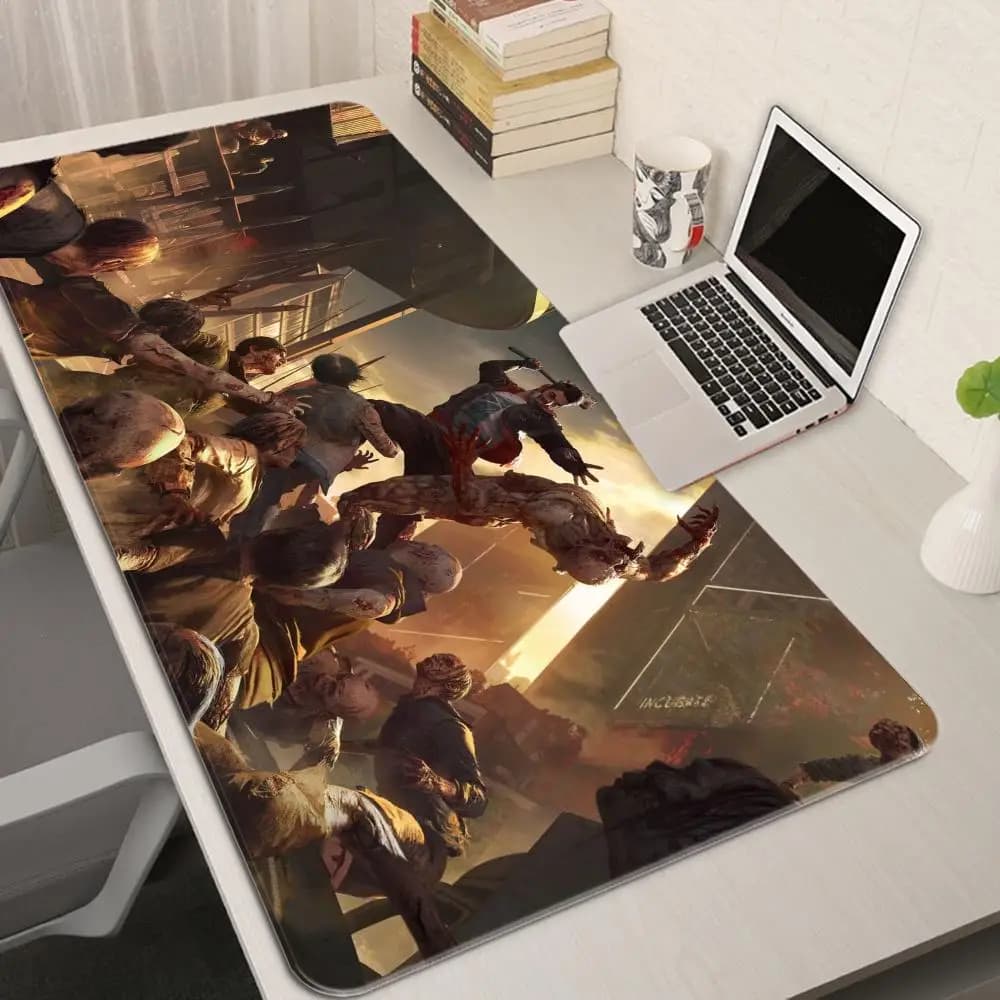 Dying Light 2 Stay Human Mousepad tappetino per Mouse tappetino da scrivania con accessori per giochi Pad Prime gaming XXL tappetino imbottito per tastiera