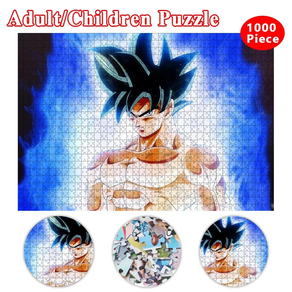 Puzzle Dragon Ball Z Future Trunks 1000 Pezzi in Legno, Giocattoli Educativi, Rompicapo per Adulti e Bambini, Divertenti Giochi da Tavolo