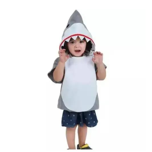 Costume da Squalo per Bambini, Ragazzi e Ragazze, per Halloween, Capodanno, Carnevale, Feste, Divertenti Costumi di Animali per Cosplay