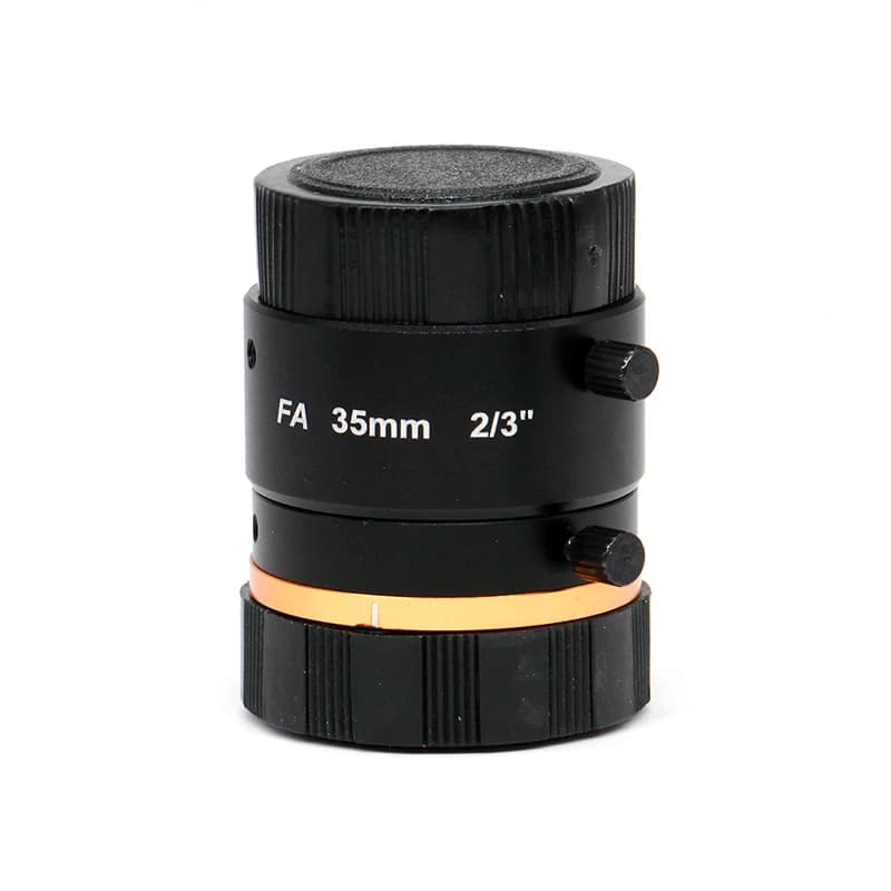 Obiettivo C-Mount 35mm 6MP 2/3" a Bassa Distorsione per Telecamere di Rete Industriali, Telecamere di Sicurezza IP CCTV SL-0420