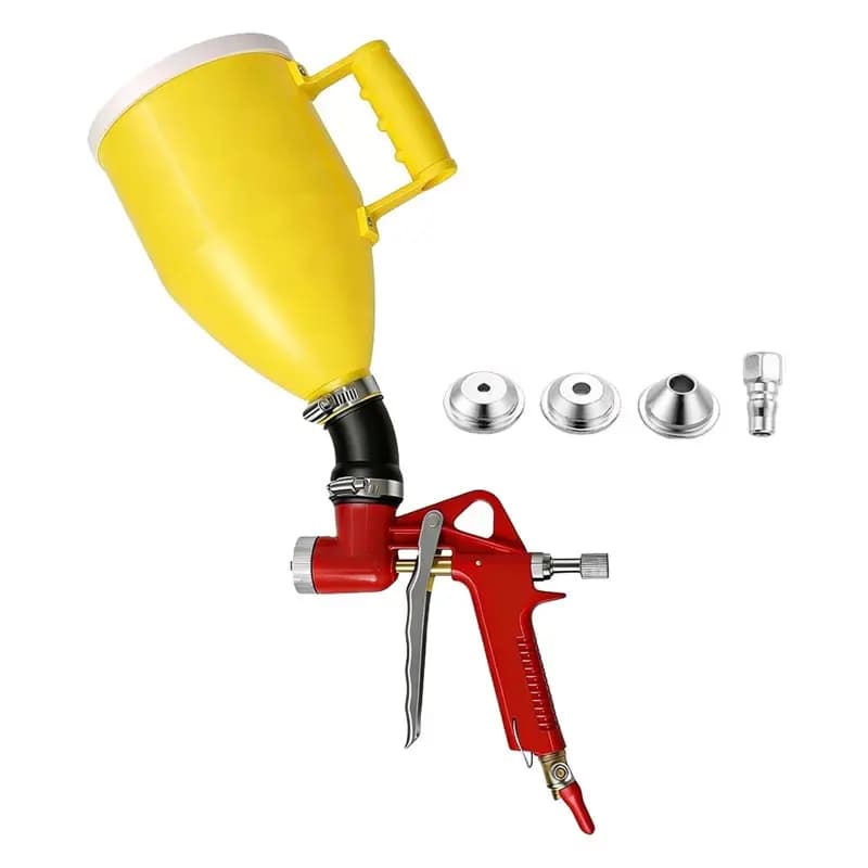 NEW PRODUCT IN PRONTA CONSEGNA - Texture sprayer for 4mm, 6mm, 8mm and elbow adapter, 3L hopper sprayer for walls and ceilings