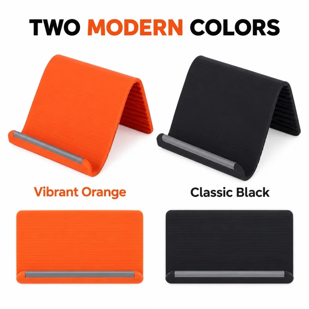 Multi Angle Flexible Phone Stand Silicone Foldable Tablet Holder Portable Desktop Laptop Support for Home Office Study