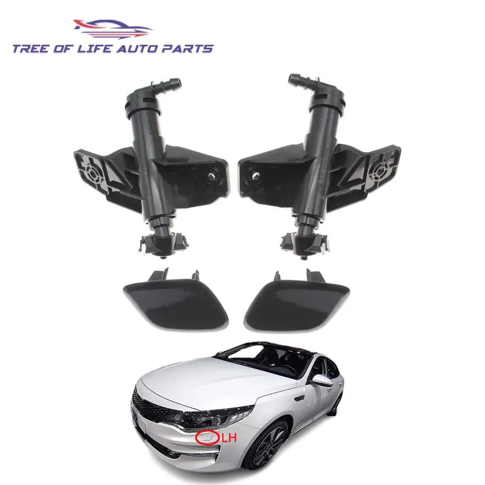 Front light Ugello Cleaning Light Pump Spray + Cover Cap For KIA Optima K5 2015 2016 2017 18 98671-D4000 98672D4000