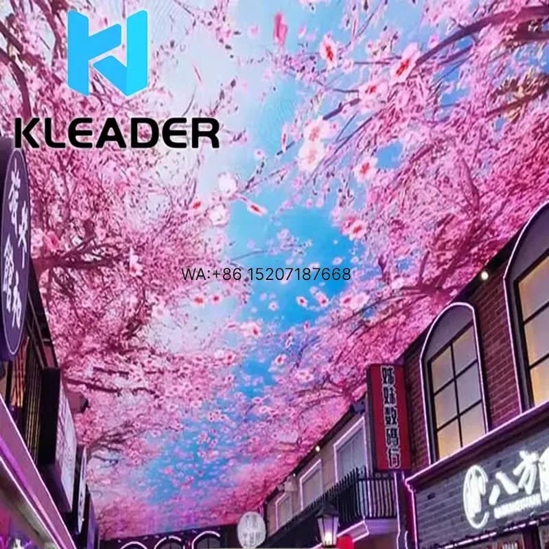 Wmwmnu for Sky Led Screens 3D Hologram Display Projection Video Content Animation Source Projector Screen Indoor for Malls