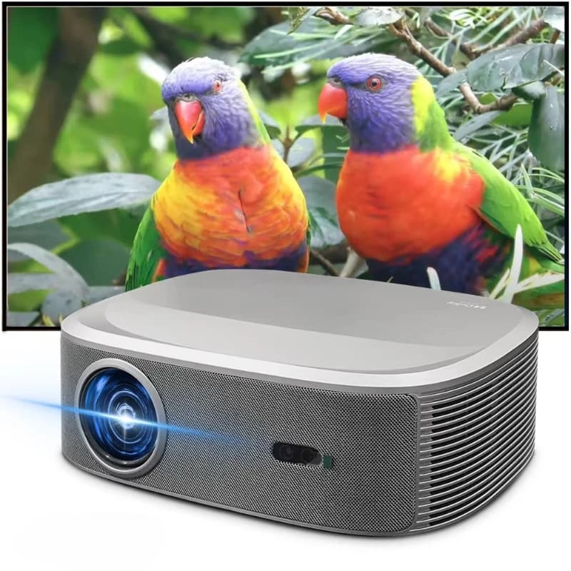 Fascio di luce a diodi emettitori di luce Il miglior proiettore wireless Mini 100 "4k Cinema Party Wall Smart Outdoor con altoparlanti