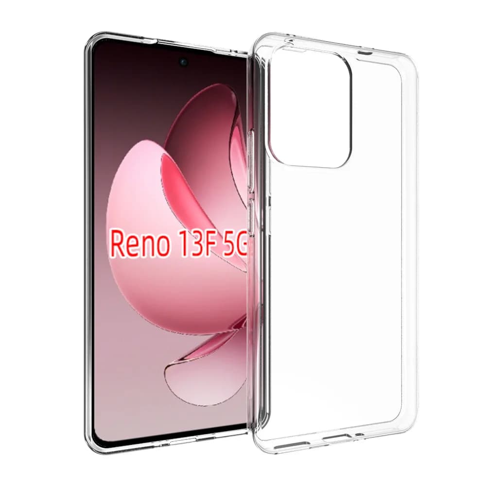 Custodia trasparente per Oppo Reno 13F CPH2701 Cover posteriore in silicone ultra sottile trasparente Custodia morbida per Oppo Reno13 F 13F Reno13F 5G