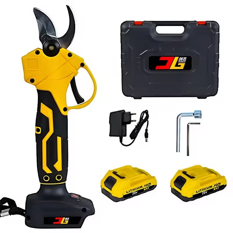 Electric tool shears with 1.6 inch lithium battery and 40 mm cutting diameter