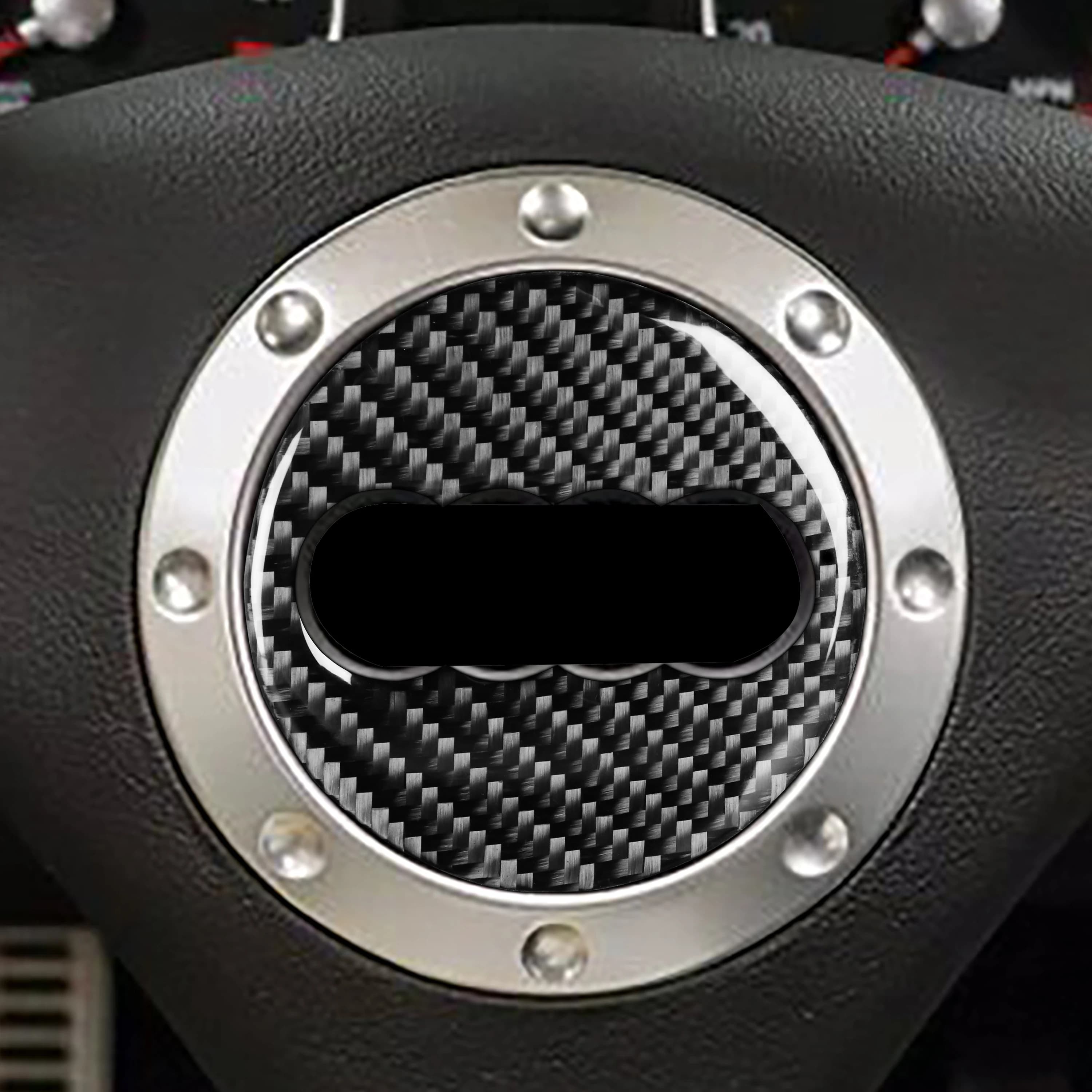 Decorative accessories for decorative coating for carbon fiber steering panel for Audi TT 8N 2001-2006