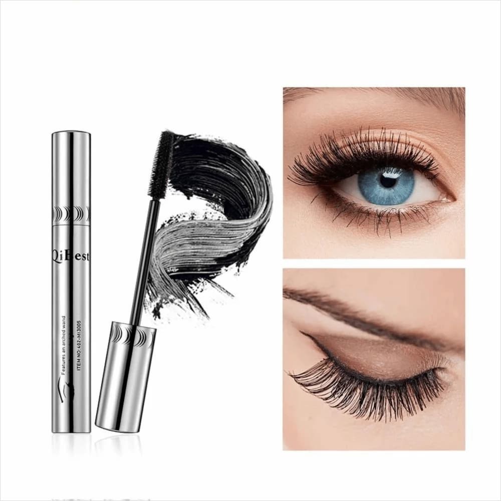 Nuovo Mascara 4D Nero a Lunga Durata con Effetto Volumizzante e Allungante, Impermeabile e Resistente per Donne