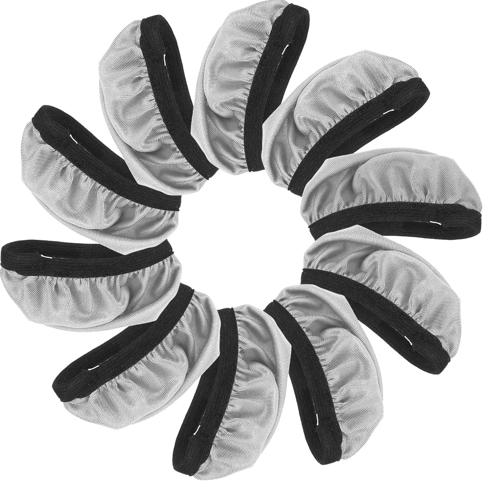 10 Pezzi Copri Auricolari Antipolvere Lavabili, Coperture per Cuffie Elasticizzate Resistenti al Sudore, Cuscinetti per Cuffie da Gaming e Cuffie Over-Ear