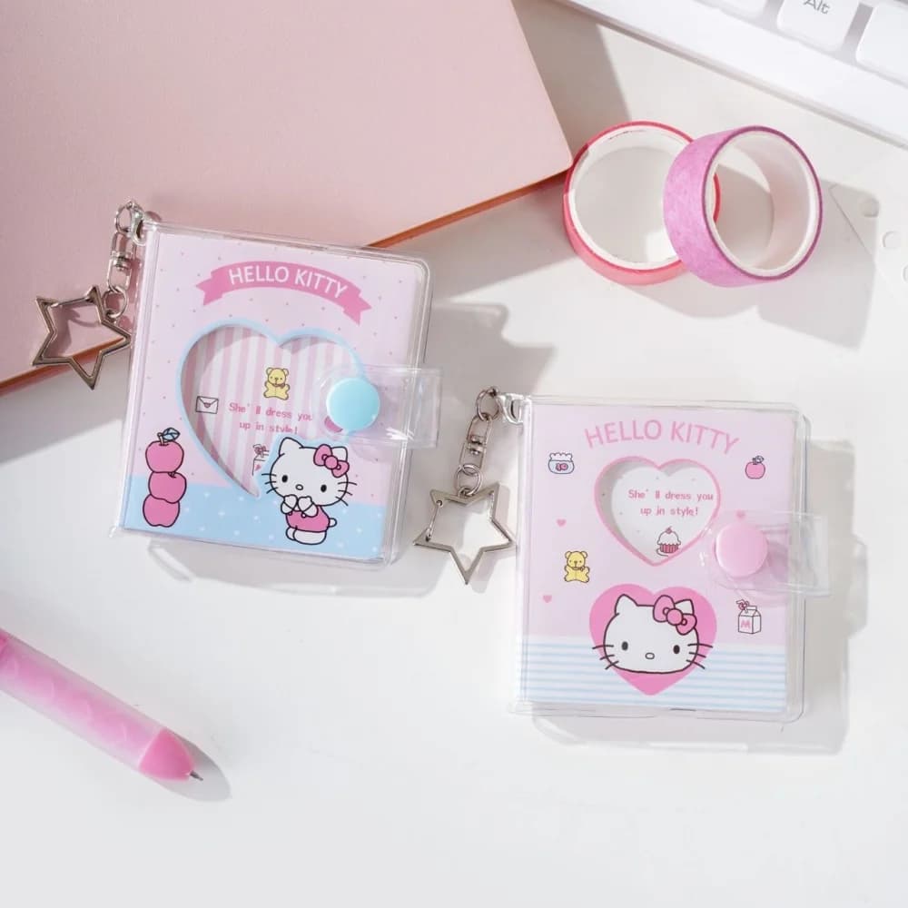 Genuine Sanrio Hello Kitty Pocket Notebook Cartoon Kt Cat Stationery Supplies School Office Study Journal Memo Pads Planner Gift