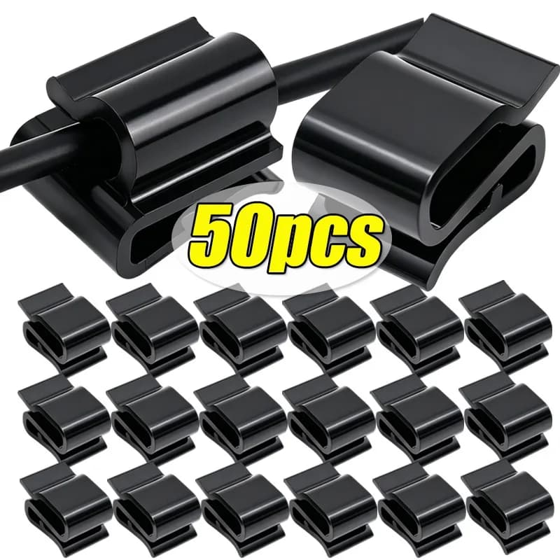 Wholesale Cable Clamp Clips Plastic Insulation Solar Panel Wire Fixing Clips Wire Cord Management Clip Holder For Home Office