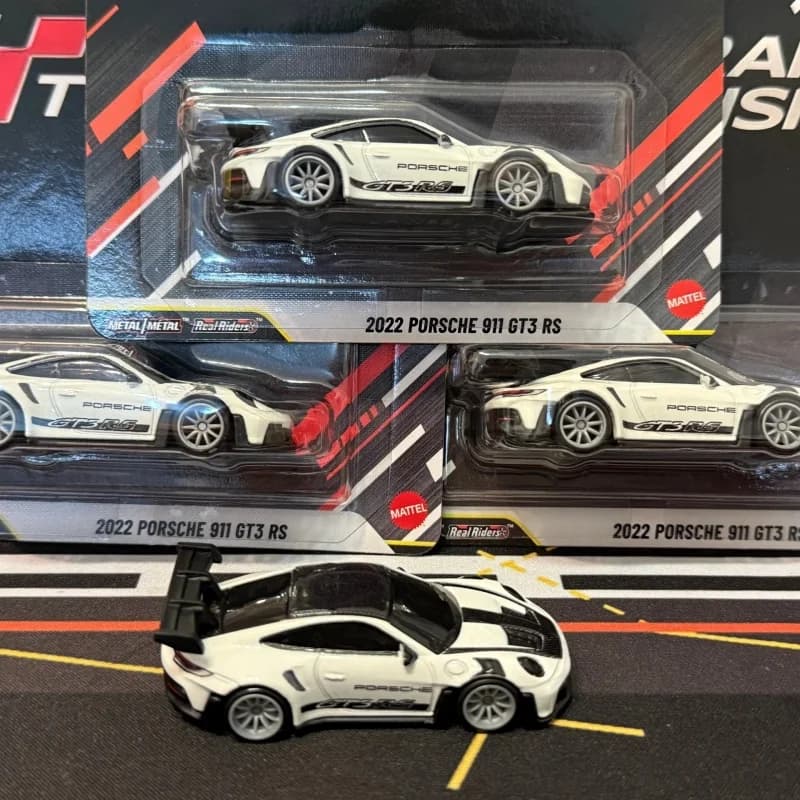 Hot Wheels Premium 2026 Nuova Pop Culture 2022 Porsche 911 Gt3 Rs Gran Turismo 1:64 Modellino Auto in Metallo da Collezione Giocattolo Regalo