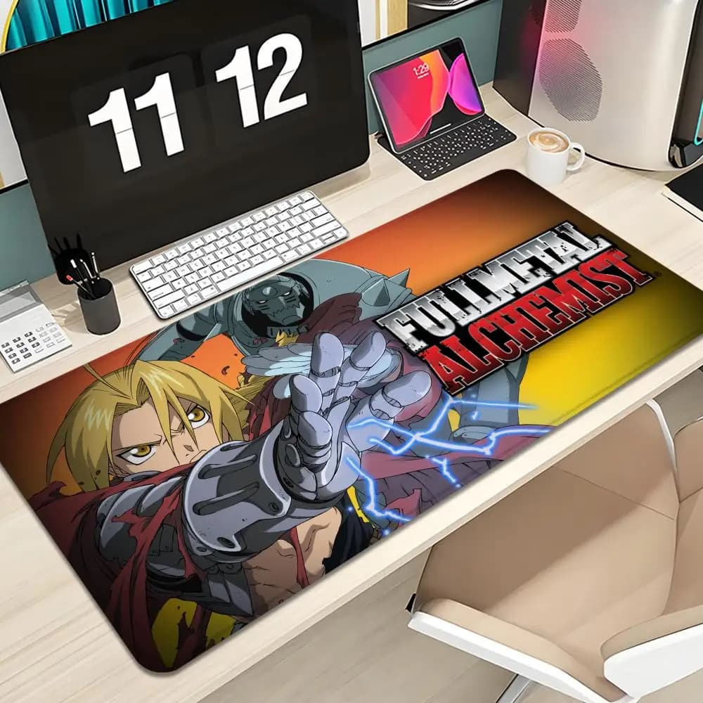 Fullmetal Alchemist Mouse Pad Keyboard Mousepad large 600X300 mm Desk Mat PC Gaming High definition printing Table pad