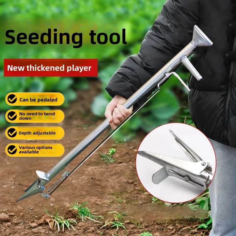 Semina automatica per mais, soia, arachidi, fioriera multi-gusto con funzione di fertilizzante, attrezzatura efficiente per semina di semi per azienda agricola