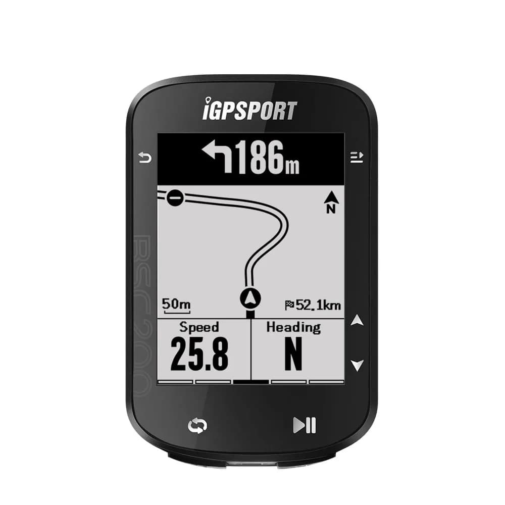 IGPSPORT BSC200 GPS Computer da bicicletta Contachilometri ciclismo Tachimetro wireless Navigazione percorso ANT + Bluetooth5.0 Accessori