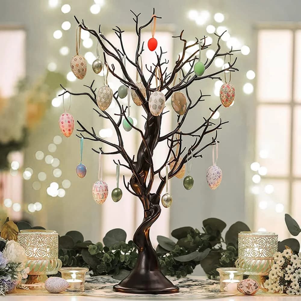 10 pezzi) non inclusa alcuna decorazione) plastica PVC portacandele sospese nere centrotavola candelabri per matrimonio 2841